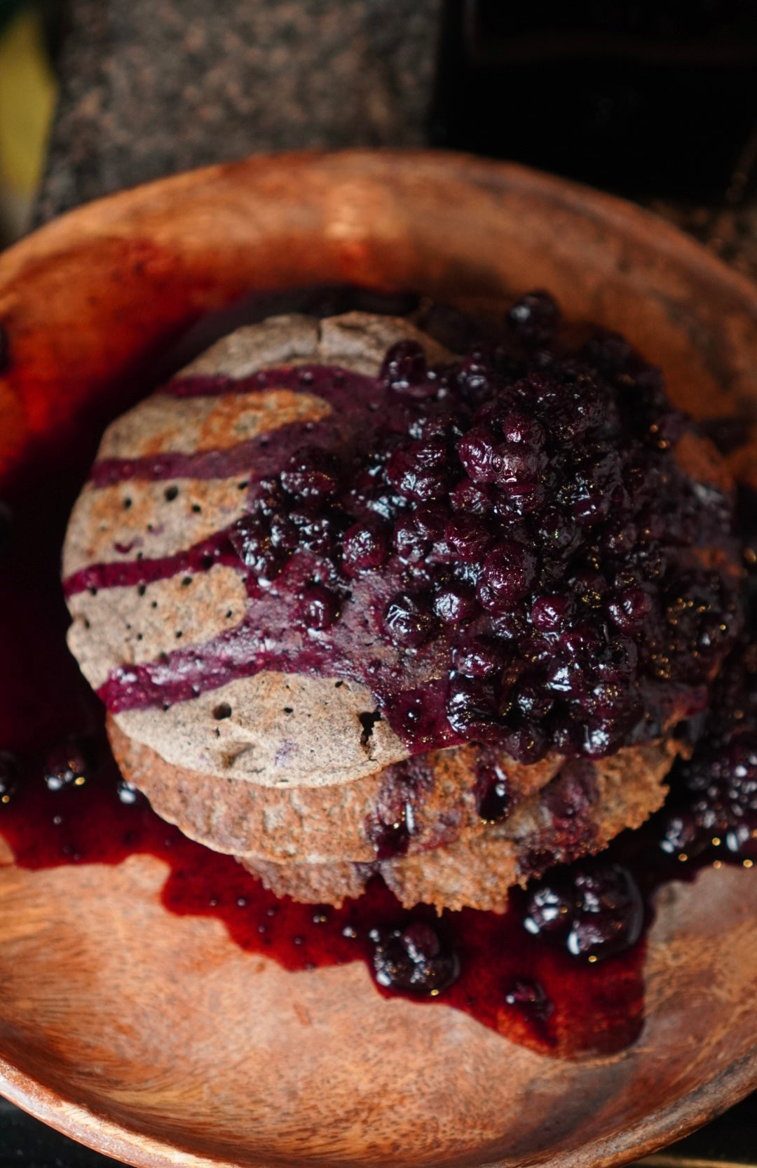 Blueberry and Cinnamon Buckwheat Pancakes